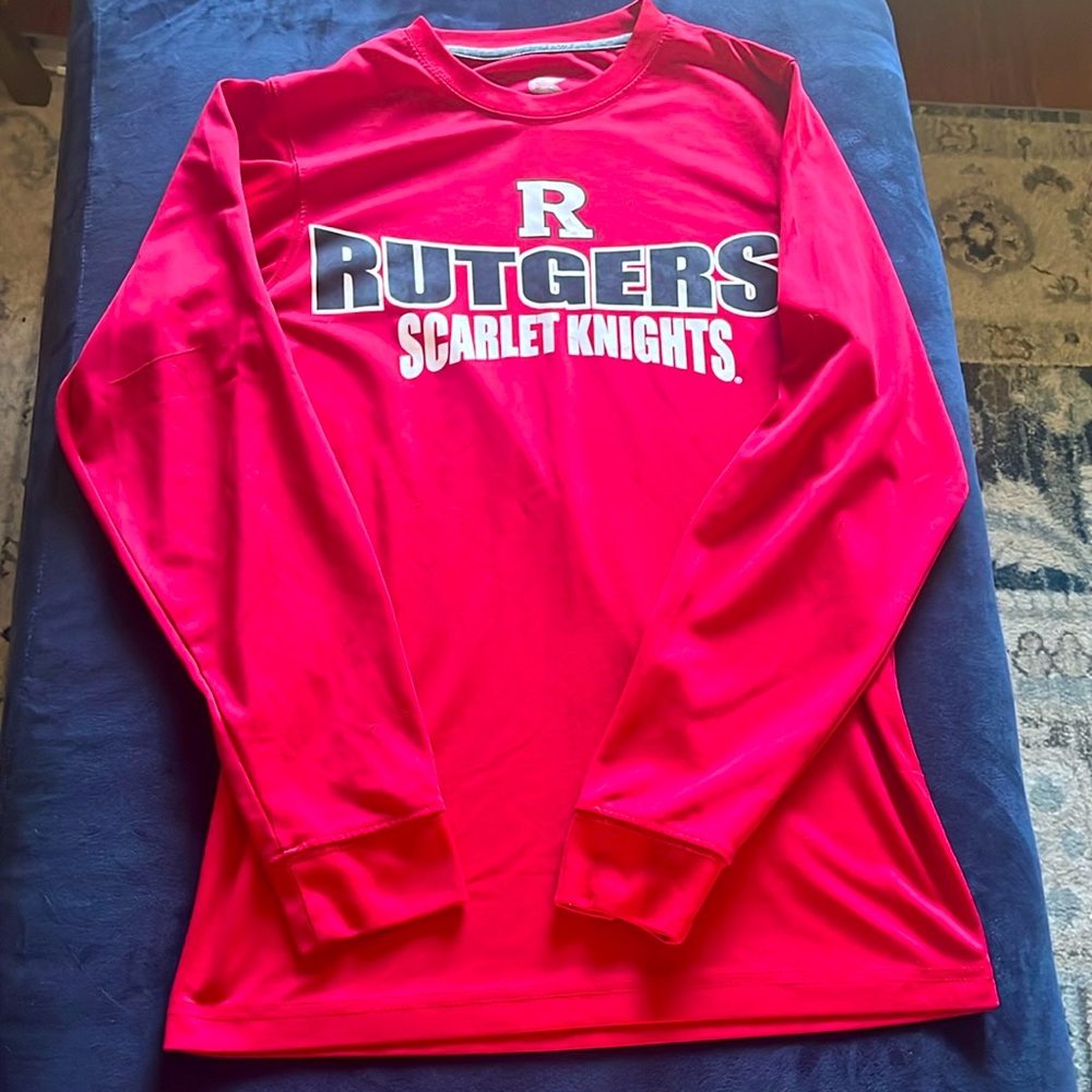 Rutgers Scarlet Knights Long Sleeved Athletic Shirt